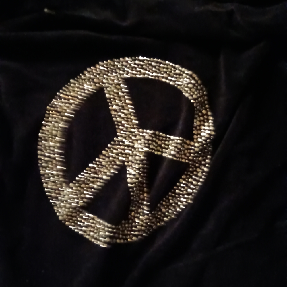 Pink Rose Black and Gold Teddy Jacket